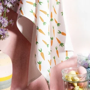 Zestaw Scierek Kuchennych Carrot W Marchewki 2*45X65 Cm