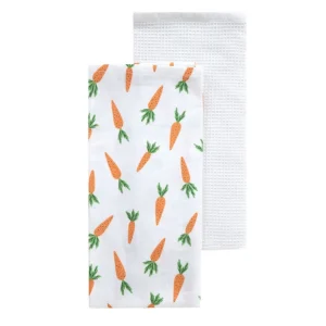Zestaw Scierek Kuchennych Carrot W Marchewki 2*45X65 Cm