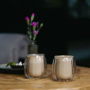 Zestaw Szklanek Tulip Z Podwojna Scianka 2 Szt. 250 Ml