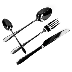 Zestaw Sztućców Abele Czarne 16 Szt.