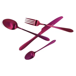 Zestaw Sztućców Abele Matowe Fioletowe 16 Szt.