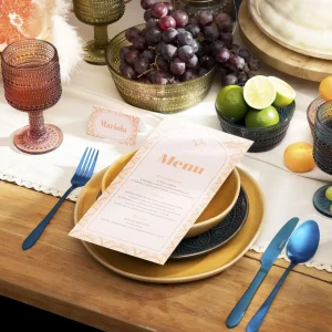 Zestaw Sztućców Abele Matowe Granatowe 16 Szt.