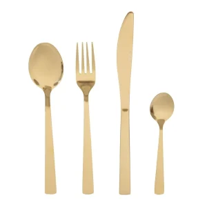 Zestaw Sztućców Fabro Zlotych 24 Szt.