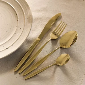 Zestaw Sztućców Livadi Zlotych 24 Szt.