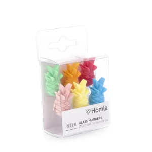 Znaczniki Rithi Summer Do Kubkow I Kieliszkow Ananas 6 Szt.